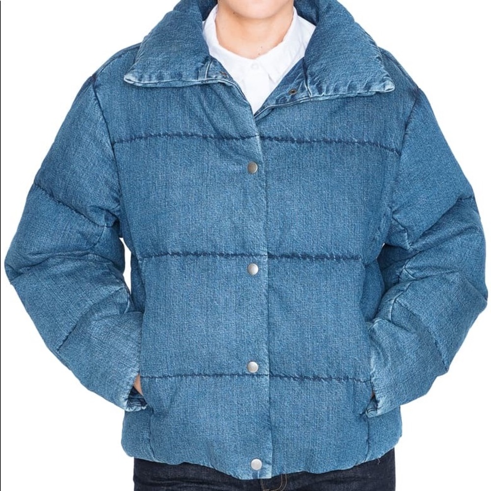 NWOT PRPS DENIM DOWN JACKET